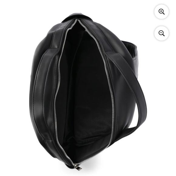 No Boundaries Women's Dome Backpack, Black 100% Polyurethane - Picture 4 of 4